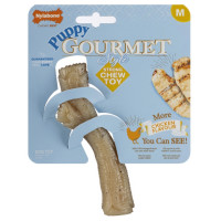 Nylabone Puppy Gourmet Stick - Hondenspeelgoed - Kip Medium