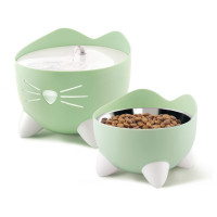 Catit Pixi Fountain Combi Kit - Kattendrinkbak - Groen Wit