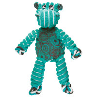 Kong Floppy Knots Hippo - Hondenspeelgoed - 36x19 cm Medium/Large