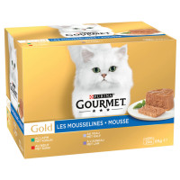 Gourmet Gold Multipack Mousse Mixed - Kattenvoer - Rund 24x85 g
