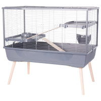 Zolux Neolife 100 Knaagdierkooi - Dierenverblijf - 99x54x92 cm Grijs