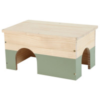 Zolux Neolife Houten Huisje Konijn - Kooi Accessoire - 40x25.2x20 cm