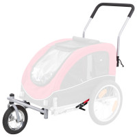 Trixie Joggingkit Voor Fietskar  Rood/Zwart M - Hondenfietskar - M