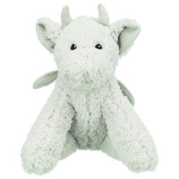 Trixie Be Eco Draak Elwin - Hondenspeelgoed - 28 cm Wit
