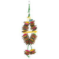 Trixie Speelgoed Aan Sisaltouw - Vogelspeelgoed - 18x35 cm Multi-Color
