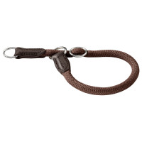 Hunter Sliphalsband Freestyle Rond Bruin - Hondenhalsband - 55 cm