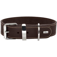 Hunter Halsband Aalborg Special Donkerbruin - Hondenhalsband - 70 cm