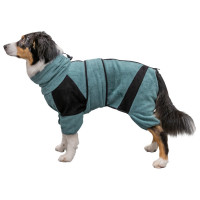 Trixie Honden Badjas Petrol - Hondenkleding - 46 cm