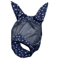 Waldhausen Vliegenmasker Lucky Nachtblauw - Anti insect - Shetlander