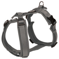 Petlando Y-Tuig Mesh Antraciet - Hondenharnas - L 46-80/56-82 Cm