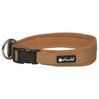 Petlando Hondenhalsband Mesh Cognac - Klikhalsband - Xl 55-60x4 Cm