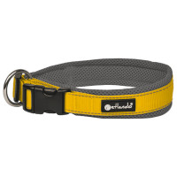 Petlando Hondenhalsband Outdoor Oker&Grijs - Klikhalsband - Xl 55-60x4 Cm