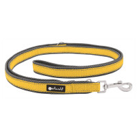 Petlando Trainingslijn Outdoor Oker&Grijs - Hondenriem - 230x3 cm