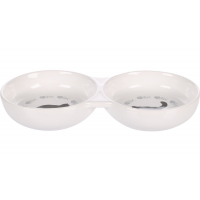 Flamingo Eet- En Drinkbak Betsy Combo - Kattenvoerbak - 23.5x11.5x3.5 cm Wit