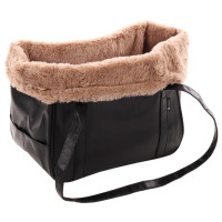 Flamingo Draagtas Armando - Hondendraagtas - 36x21x29 cm Zwart