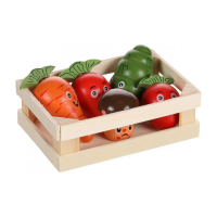 Flamingo Knaagdierenspeelgoed  Groentekistje - Speelgoed - 10.5x7x3.5 cm Mix