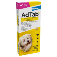 Adtab Kauwtablet Voor Honden 3 stuks - Anti vlooien en tekenmiddel -
