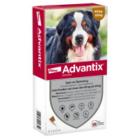 Advantix Spot-On 600 - Anti vlooien en tekenmiddel - 6 ml 6 pip 40-60 Kg