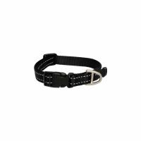 Rogz Utility Halsband Zwart - Hondenhalsband - Xl 43-70x2.5 Cm