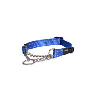 Rogz Utility Sliphalsband Ketting Blauw - Hondenhalsband - M 31-45x1.6 Cm