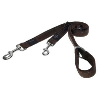 Rogz Utility Multilijn Bruin - Hondenriem - 180x2 cm