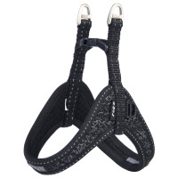Rogz Utility Fast Fit Tuig Zwart - Hondenharnas - 32 cm