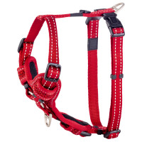 Rogz Utility Control Tuig Rood - Hondenharnas - M 32-52x1.6 Cm