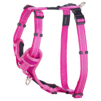 Rogz Utility Control Tuig Roze - Hondenharnas - L 45-75x2.0 Cm