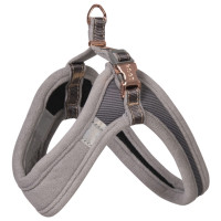 Rogz Urban Fast Fit Tuig Duifgrijs&Grijs&Rosé - Hondenharnas - Xs/S