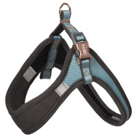 Rogz Urban Fast Fit Tuig Turquoise&Grijs&Rosé - Hondenharnas - S/M