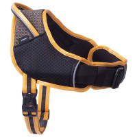 Rogz Air Tech Sport Tuig Zwart&Oker - Hondenharnas - L
