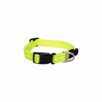 Rogz Utility Halsband Geel - Hondenhalsband - M 26-40x1.6 Cm