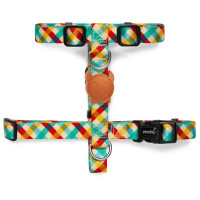 Zee.Dog H-Harnas Phantom Multi-Color - Hondentuig - 24-38/32-53x1.5 Cm