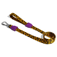 Zee.Dog Looplijn Honey Geel&Zwart - Hondenriem - 120x1 cm