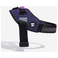 Zee.Dog Flyharnass Wicked Paars&Zwart - Hondenharnas - 43-65 Cm