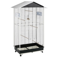 Ferplast Voliere Nota - Vogelverblijven - 95x64x165.5 cm Zwart
