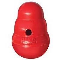 Kong Snack Dispenser Wobbler Rood Smal - 15x11x11 cm