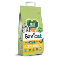 Sanicat Natura Activa Recycled - Kattenbakvulling - 10 l