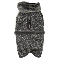 Dgs Meteor Aspen Parka Winter Jas - Hondenkleding - 41 cm Zwart