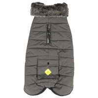 Dgs Hemlock Puffy Jas - Hondenkleding - 66 cm Grijs