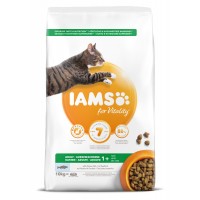 10+3kg Iams Cat Adult Zeevis/Kip (Max 2 per bestelling)