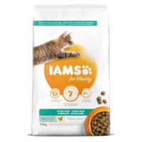 10kg Iams Cat Adult Light/Sterilised Kip