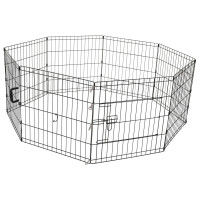 Adori Puppyren Zwart - Hondenbench - 61x61 cm