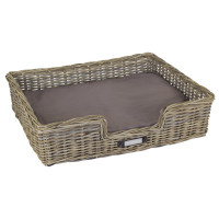 Happy-House Rieten Mand Recht Natural - Hondenmand - Xlarge