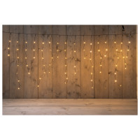 Anna's Collection Icicle Lights Zwart - Kerstverlichting - 3.6 m Classic Warm