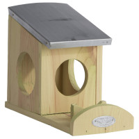 Best For Birds Eekhoorn Pindakaasvoederhuis - Tuindierenvoer - 25x12x19 cm Lichtgroen Zink