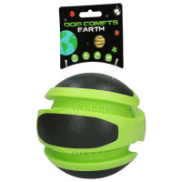 Dog Comets Ball Earth - Hondenspeelgoed - Ø14 cm Groen