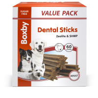 Boxby Dental Sticks Adult Medium Valuepack - Hondensnacks - Kip 1.2 kg 60 stuks
