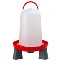 Olba Drinkbak Met Pootjes Rood - Drinkbak - 6 l
