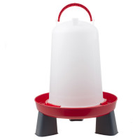 Olba Drinkbak Met Pootjes Rood - Drinkbak - 10 l